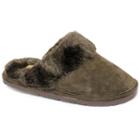 Lamo Women's Fleece Scuff Slippers, Girl's, Size: Xl, Brown