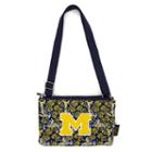 Michigan Wolverines Bloom Crossbody Bag, Women's, Multicolor
