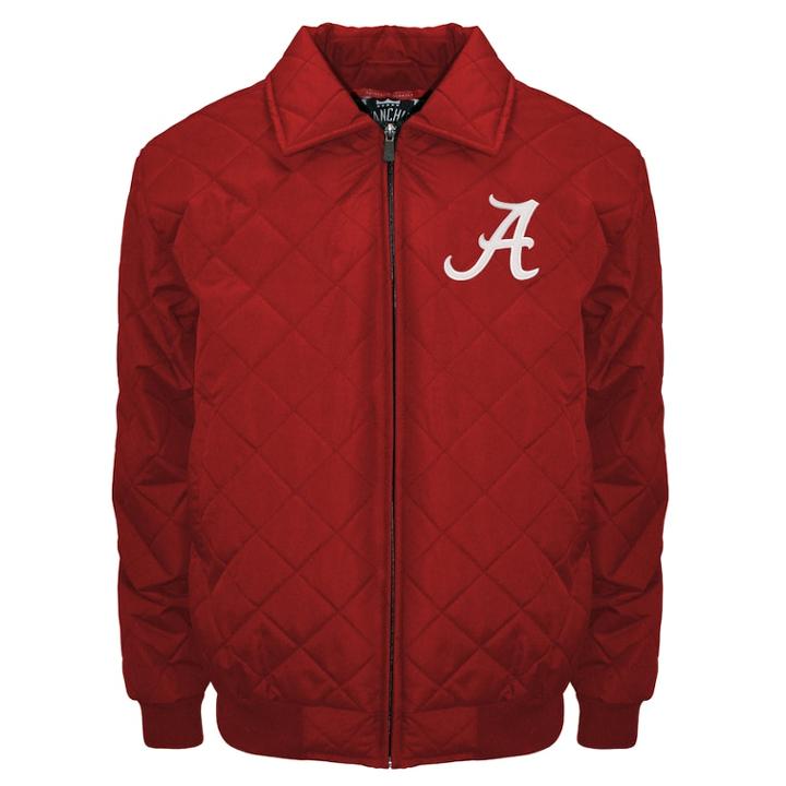 Adult Franchise Club Alabama Crimson Tide Clima Full-zip Jacket, Adult Unisex, Size: Large, Red