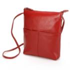 Ili Leather Crossbody Bag, Women's, Red
