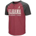 Men's Colosseum Alabama Crimson Tide Spotter Henley, Size: Small, Dark Red