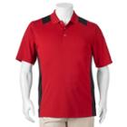 Big & Tall Grand Slam Classic-fit Colorblock Airflow Golf Polo, Men's, Size: L Tall, Dark Red