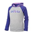 Girls 7-16 Adidas Colorblock Hoodie, Size: Xl, Drk Purple