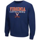 Men's Virginia Cavaliers Fleece Sweatshirt, Size: Xxl, Blue (navy)