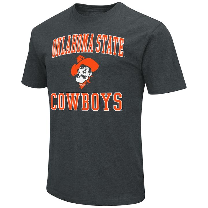 Men's Oklahoma State Cowboys Go Team Tee, Size: Medium, Drk Orange