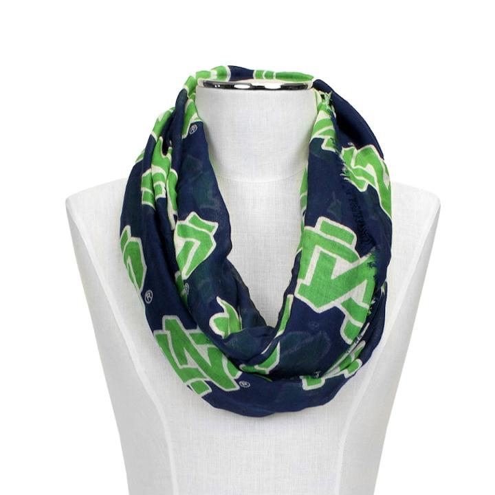 Women's Zoozatz Notre Dame Fighting Irish Logo Infinity Scarf, Multicolor