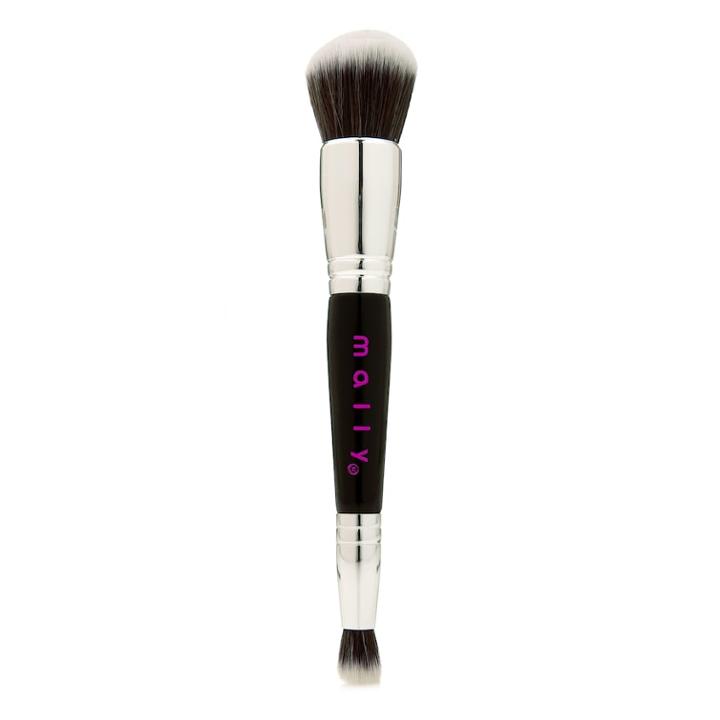 Mally Beauty Double Ended Powder Brush, Multicolor