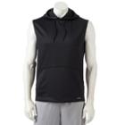 Men's Tek Gear&reg; Sleeveless Hoodie, Size: Large, Black