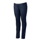 Juniors' Plus Size Lee Uniforms Skinny Pants, Girl's, Size: 16 W, Blue (navy)