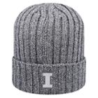 Adult Top Of The World Illinois Fighting Illini Two Below Beanie, Med Grey