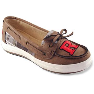 Women's Campus Cruzerz Westwind Rutgers Scarlet Knights Boat Shoes, Size: 8, Brown