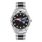 Men's Game Time New England Patriots Heavy Hitter Watch, Silver