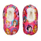 Disney Princess Snow White, Belle, Cinderella, Ariel & Aurora Toddler Girl Fuzzy Babba Slipper Socks, Size: 2t-3t, Pink