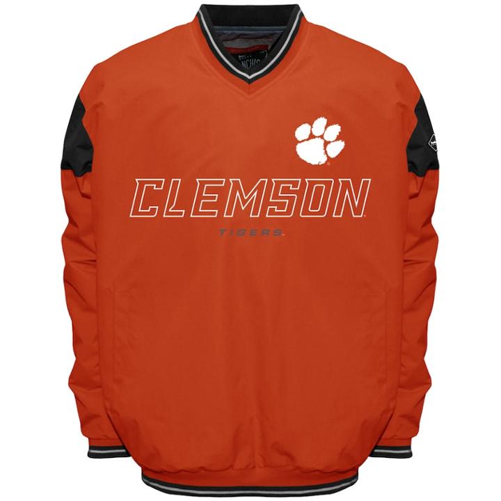 Men's Clemson Tigers Rush Windshell Top, Size: 3xl, Orange