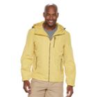 Men's F.o.g. By London Fog Hooded Hipster Jacket, Size: Large, Med Yellow