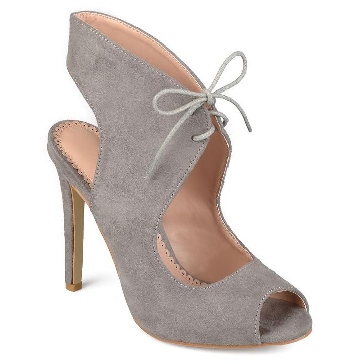Journee Collection Indigo Women's High Heels, Size: Medium (8), Med Grey