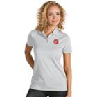 Women's Antigua Atlanta Hawks Quest Desert Dry Polo, Size: Xl, White