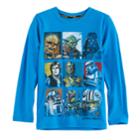 Boys 4-7x Star Wars A Collection For Kohl's Slubbed Characters Tee, Size: 7, Dark Blue
