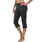 Women's Balance Collection Embossed Yoga Capris, Size: Medium, Ovrfl Oth