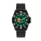 Sparo Men's Spirit Miami Hurricanes Watch, Black