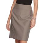 Women's Apt. 9&reg; Pencil Skirt, Size: 4, White