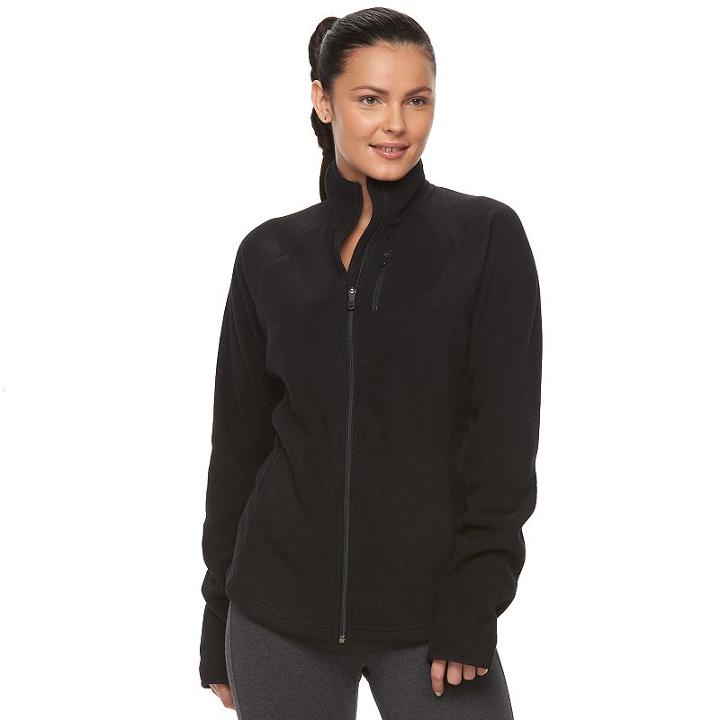Petite Tek Gear&reg; Microfleece Jacket, Women's, Size: S Petite, Black