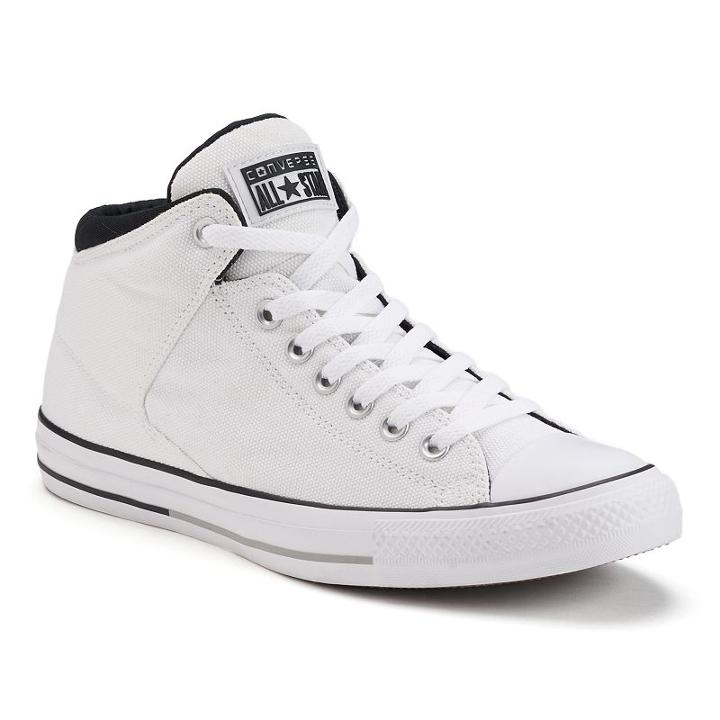 Men's Converse Chuck Taylor All Star High Street Sneakers, Size: 8, White