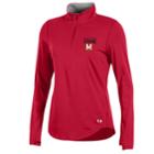 Women's Under Armour Maryland Terrapins Charged Pullover, Size: Small, Red