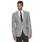 Men's Wd. Ny Slim-fit Wool-blend Shawl-collar Blazer, Size: Small, Grey (charcoal)