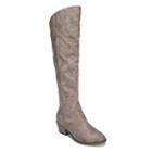 Fergalicious Bata Women's Riding Boots, Size: 8.5 Wc, Beig/green (beig/khaki)