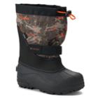 Columbia Powderbug Plus Ii Print Boys' Waterproof Winter Boots, Size: 3, Grey (charcoal)