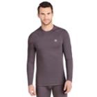 Men's Climatesmart Heavyweight X Fleece Base Layer Crewneck Top, Size: Small, Dark Grey