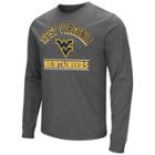 Men's Campus Heritage West Virginia Mountaineers Wordmark Long-sleeve Tee, Size: Xl, Grey (charcoal)