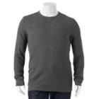 Big & Tall Sonoma Goods For Life&trade; Classic-fit Thermal Crewneck Tee, Men's, Size: 3xl Tall, Dark Grey
