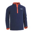 Boys 4-7 Under Armour 1/4-zip Fleece Navy Lightweight Pullover, Size: 5, Med Blue