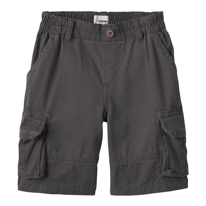 Boys 4-7x Sonoma Goods For Life&trade; Cargo Shorts, Boy's, Size: 7, Grey