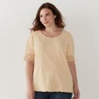 Plus Size Sonoma Goods For Life&trade; Lace-accent Top, Women's, Size: 3xl, Lt Beige