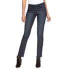 Women's Jennifer Lopez Straight-leg Jeans, Size: 2 T/l, Dark Blue