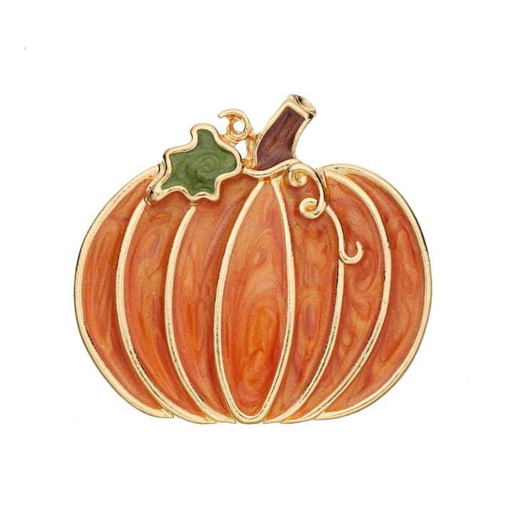 Orange Pumpkin Pin, Women's, Med Orange
