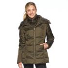 Women's Hemisphere Double-zip Down Jacket, Size: Small, Green