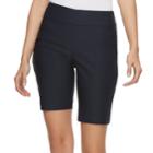 Women's Apt. 9&reg; Brynn Pull-on Bermuda Shorts, Size: 12, Blue (navy)