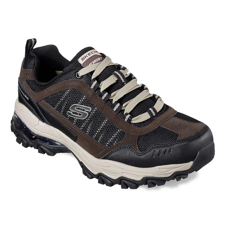 Skechers M-fit Air Men's Sneakers, Size: 11, Dark Brown
