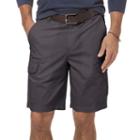 Men's Chaps Ripstop Cargo Shorts, Size: 40, Grey