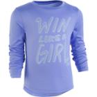 Girls 4-6x Under Armour Win Like A Girl Graphic Tee, Size: 6x, Med Blue