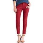 Women's Chaps Slim-fit Ankle Pants, Size: 10, Red