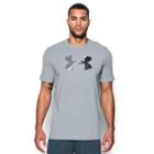 Men's Under Armour Glitch Logo Tee, Size: Large, Med Grey