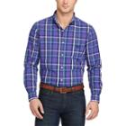 Big & Tall Chaps Classic-fit Stretch Poplin Button-down Shirt, Men's, Size: 2xb, Purple