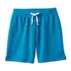 Girls 7-16 & Plus Size So&reg; Slubbed Soft Midi Shorts, Girl's, Size: 16, Turquoise/blue (turq/aqua)