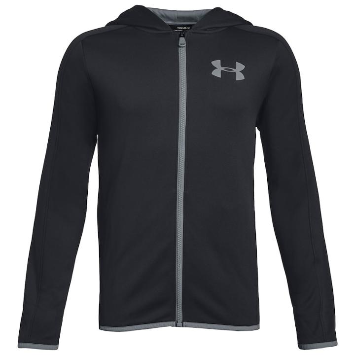 Boys 8-20 Under Armour Armour Fleece Full-zip Jacket, Size: Large, Black