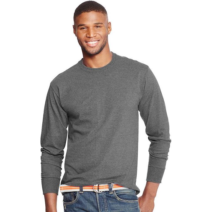 Men's Hanes Ultimate X-temp Crewneck Tee, Size: Xl, Med Grey